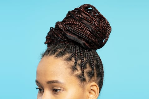 Braided updo